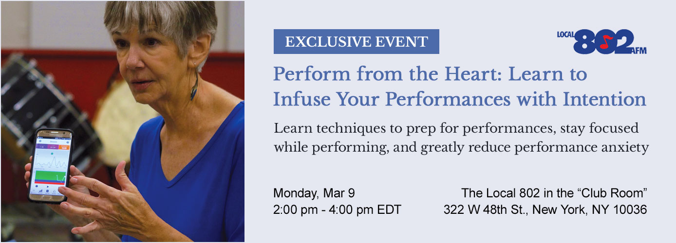 Event: Perform from the Heart
